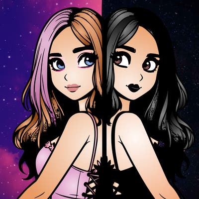 a realistic girl split