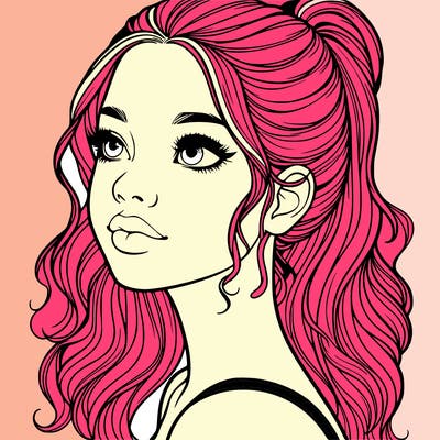 beautiful realistic girl