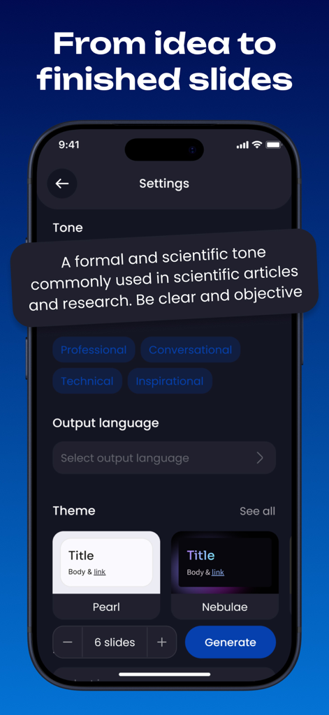 Gamma AI Slide Maker - Utilities App | MWM