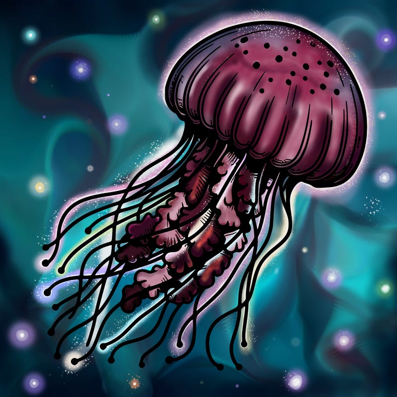 realistic jellyfish