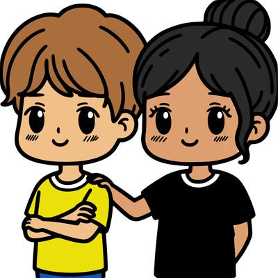 two people