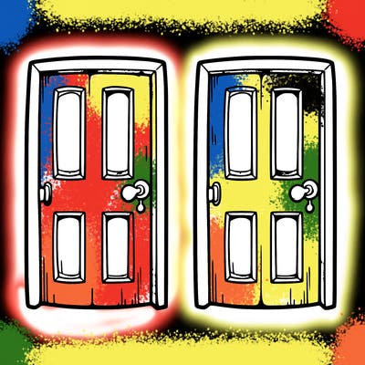 two doors