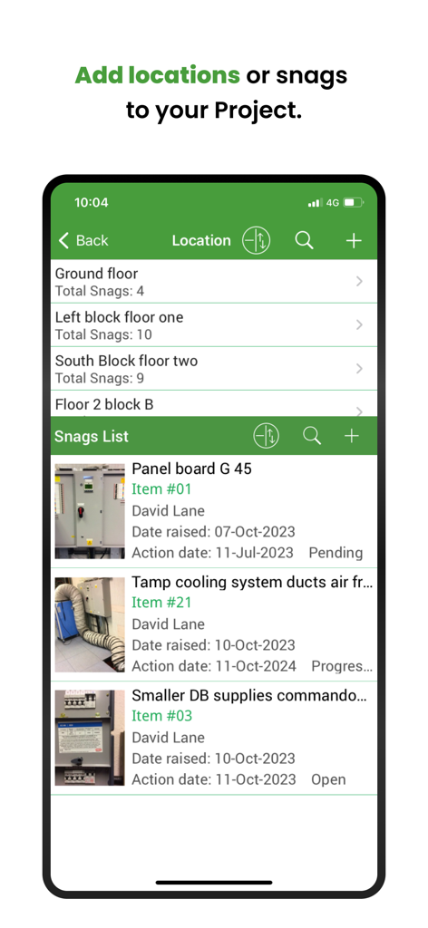 SnagID | Professional Site Audit & Punch List Manager