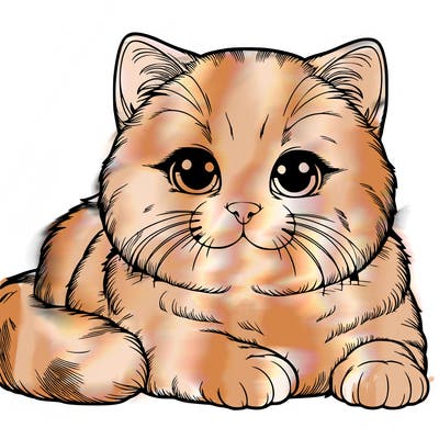 realistic cat