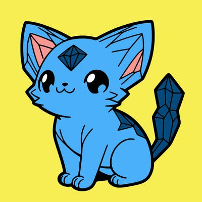 crystal kitten