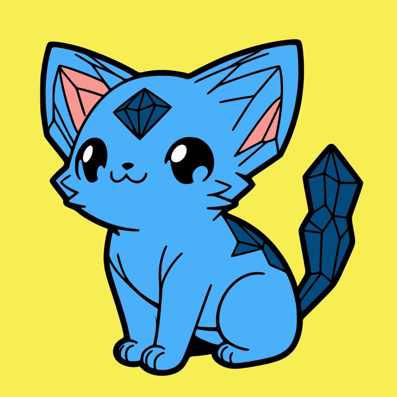 crystal kitten