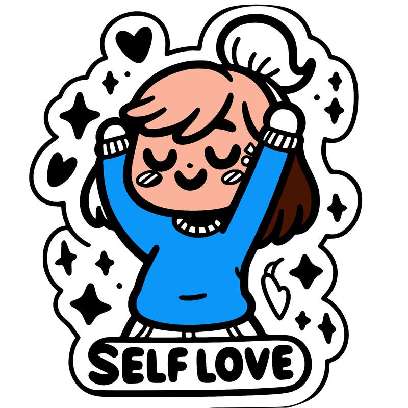 self-love sticker