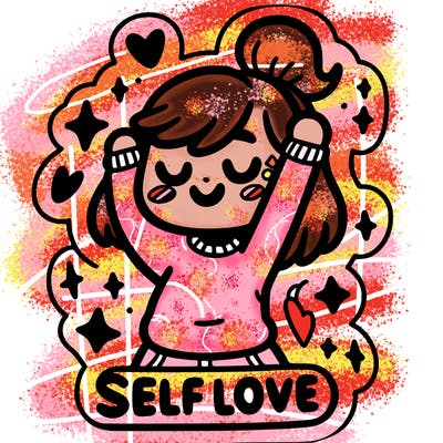 self-love sticker