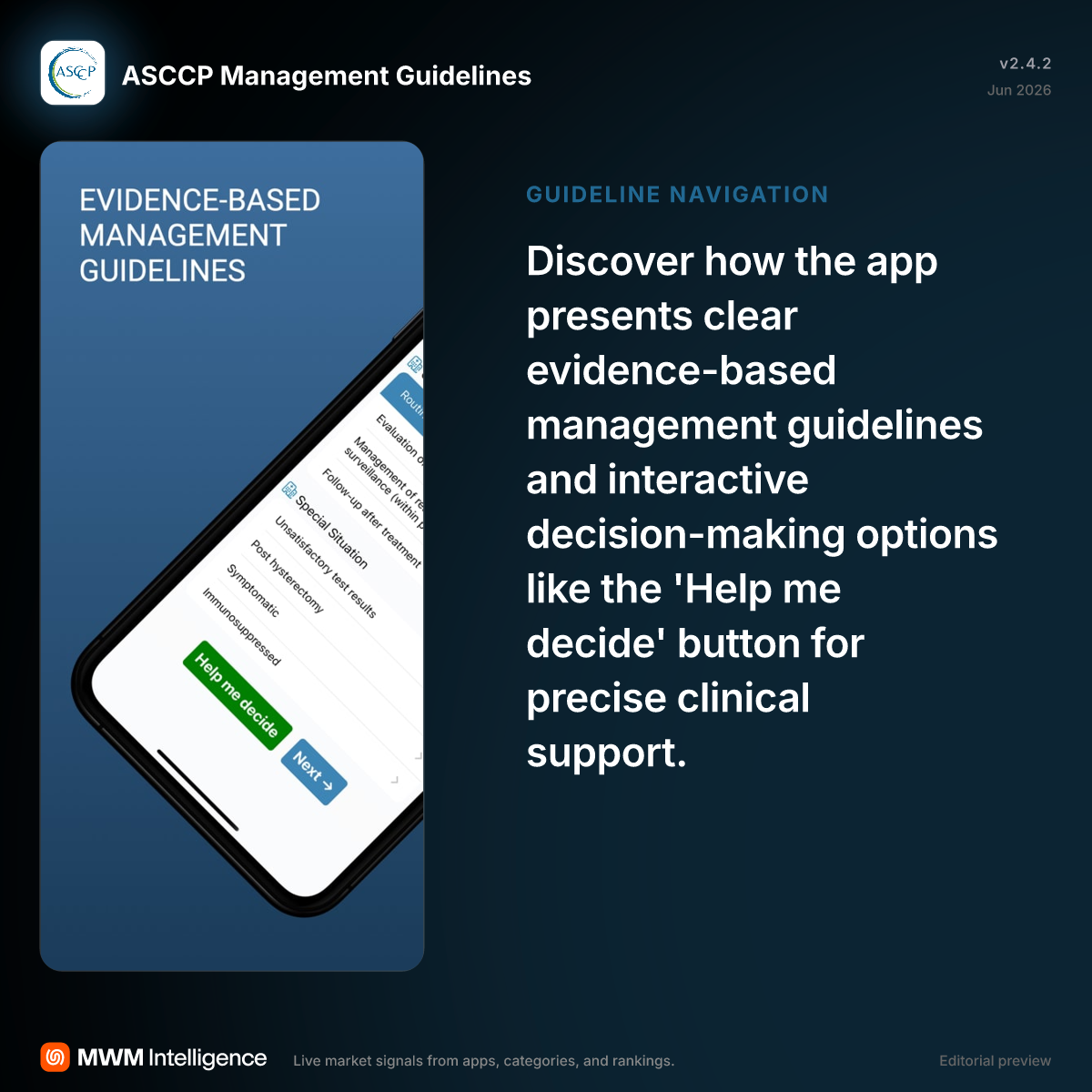 ASCCP Management Guidelines - Medical App | MWM