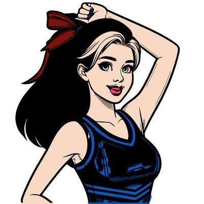 realistic cheerleader