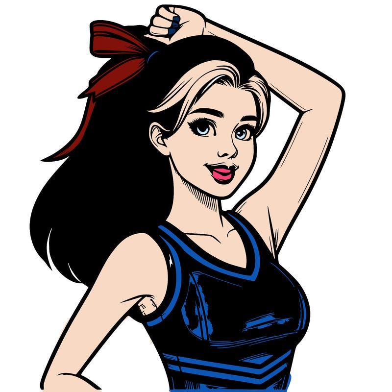 realistic cheerleader