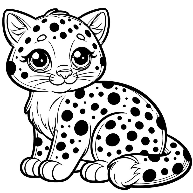 cat with spots
