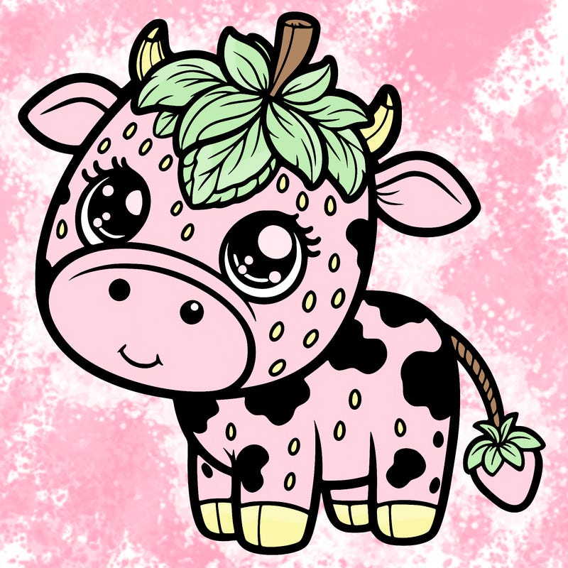 strawberry cow