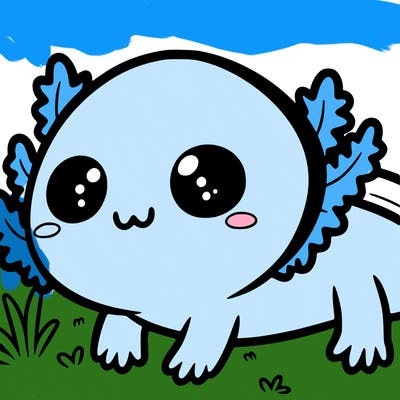 cute axolotl