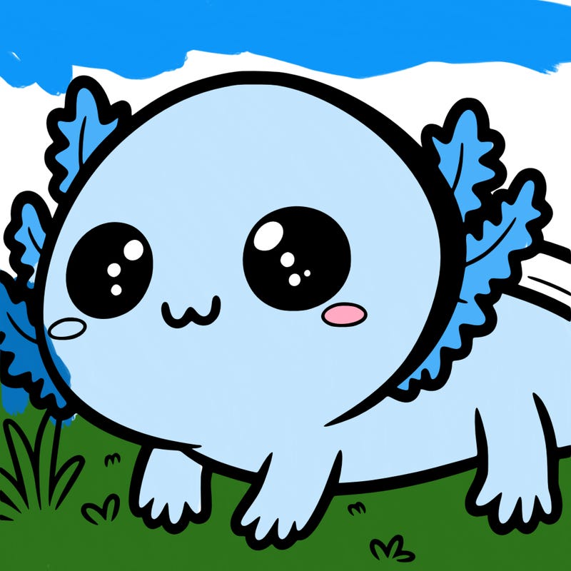 cute axolotl
