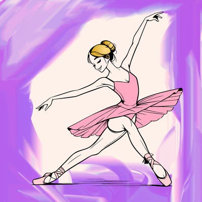 ballerina realistic aesthetic