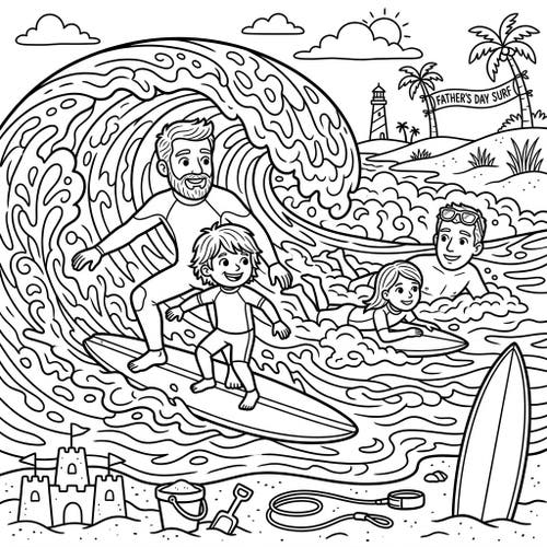 Child Surfers