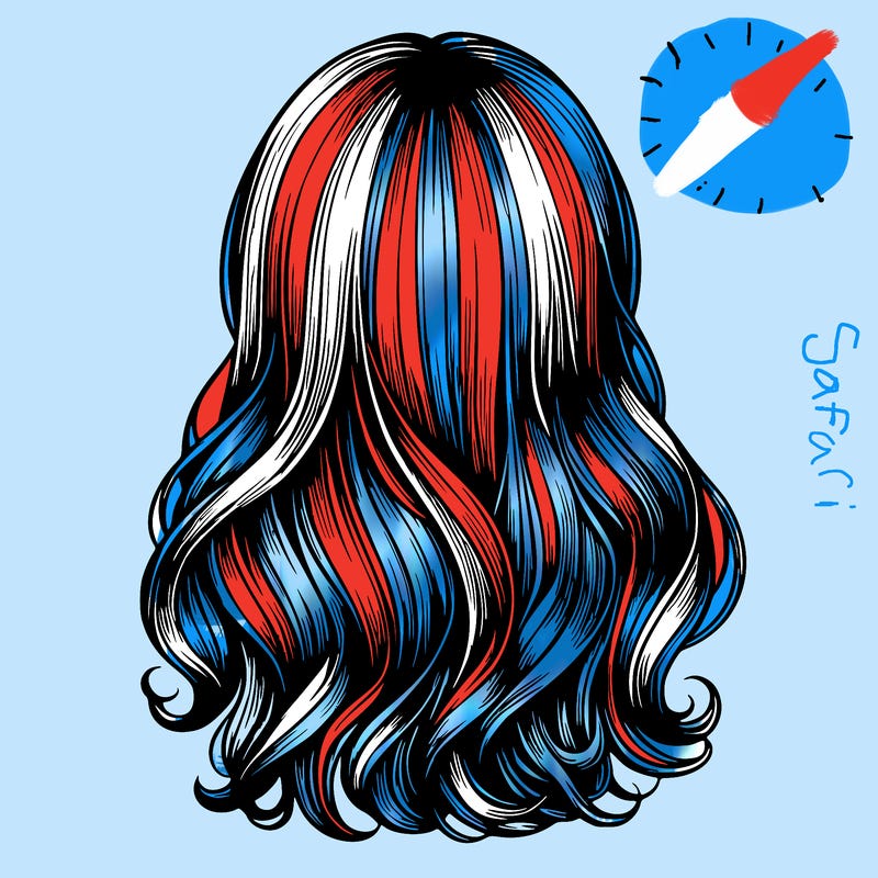 hair relistic  girl
