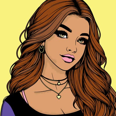 detailed realistic girl