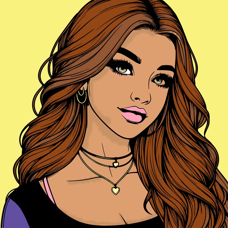 detailed realistic girl