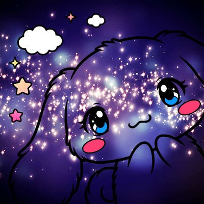 anime cinnamoroll cute fluffy