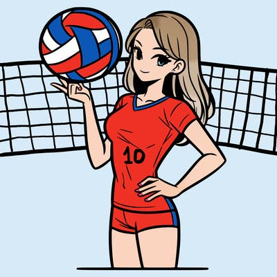 volleyball woman