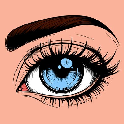 realistic eye