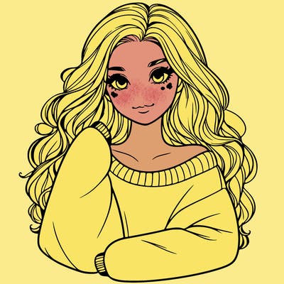 a beautiful girl in a big sweatshirt