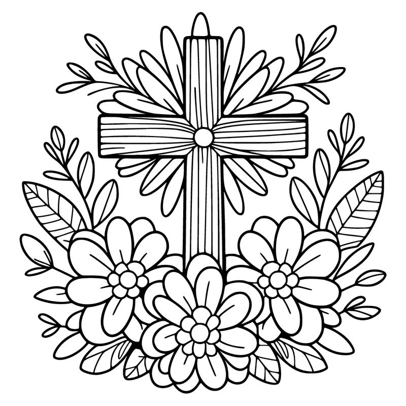 flower cross