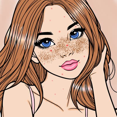 beautiful realistic girl