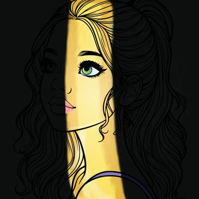 beautiful realistic girl