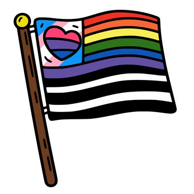 pride flag for pride month