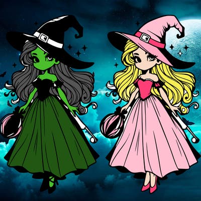 beautiful wicked witch. from wicked