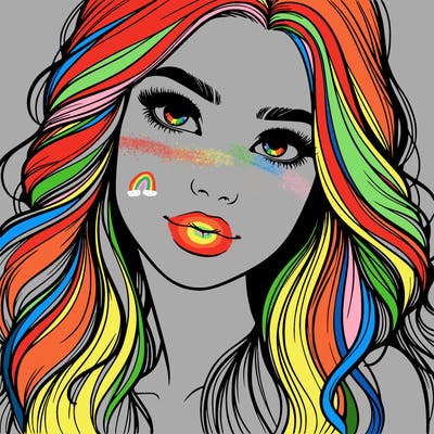 beautiful realistic girl