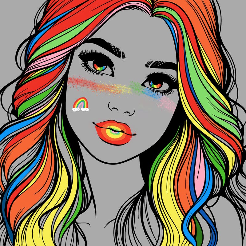 beautiful realistic girl