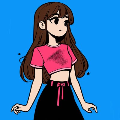 girl in a cute crop top