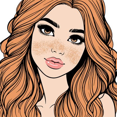 beautiful realistic girl