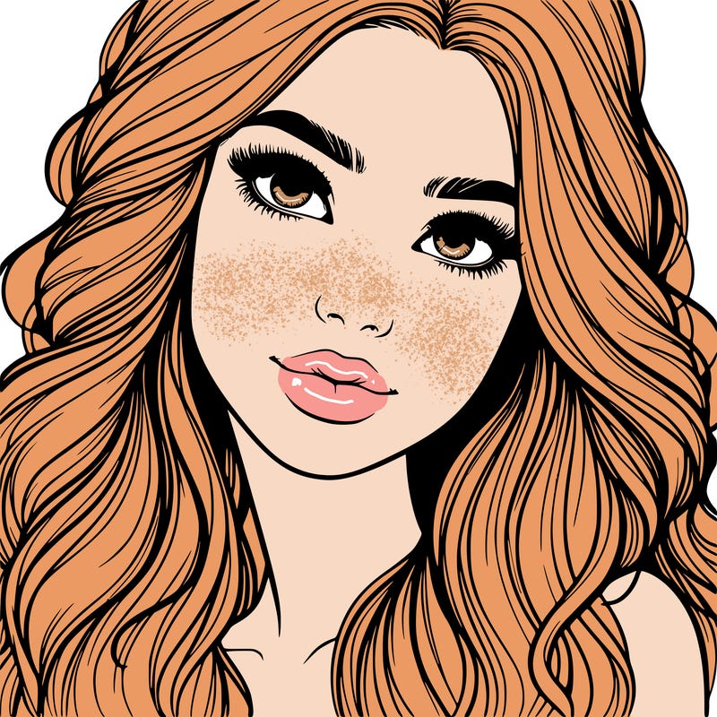 beautiful realistic girl