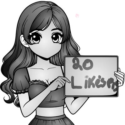 realistic pretty girl holding blank sign