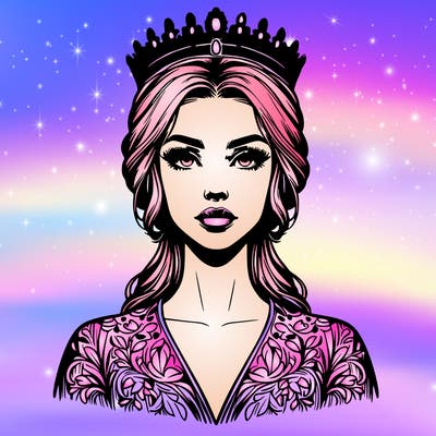 realistic beautiful queen