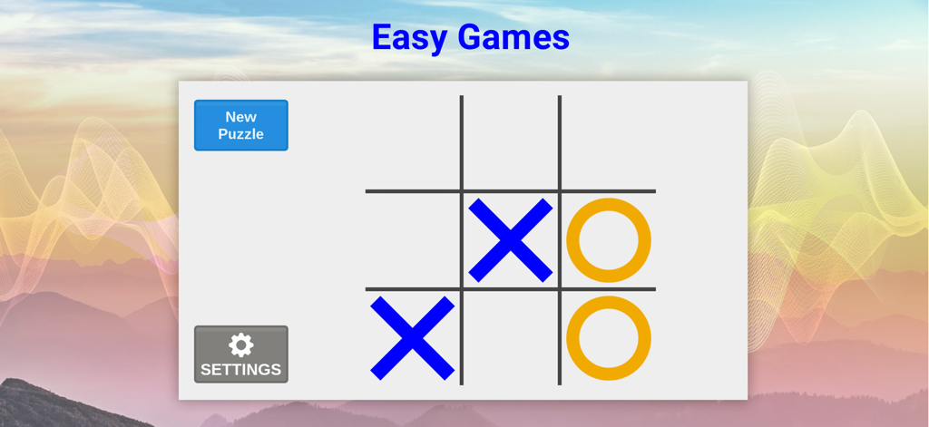 40Hz Brain Trainer - AlzLife - Ejercicio cognitivo de Tres en Raya en la aplicación de entrenamiento cerebral AlzLife