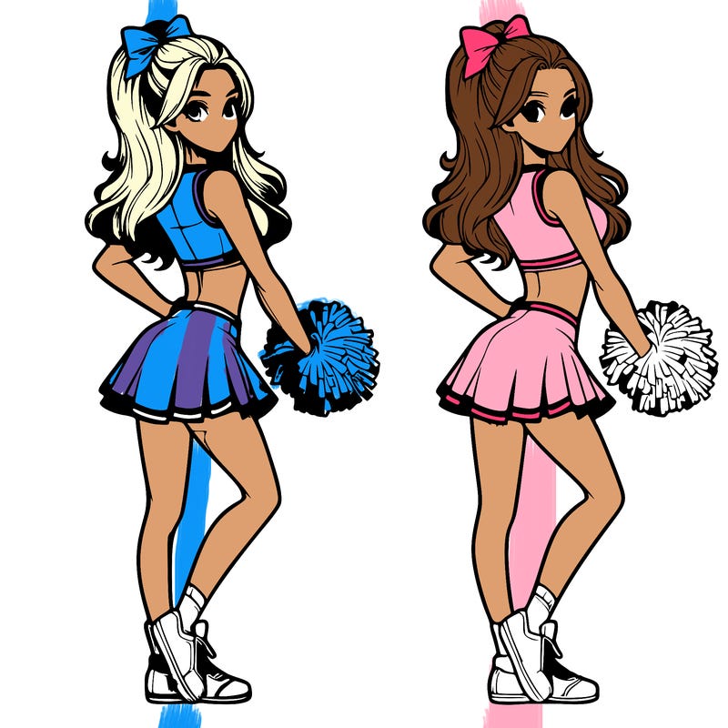 realistic cheerleader