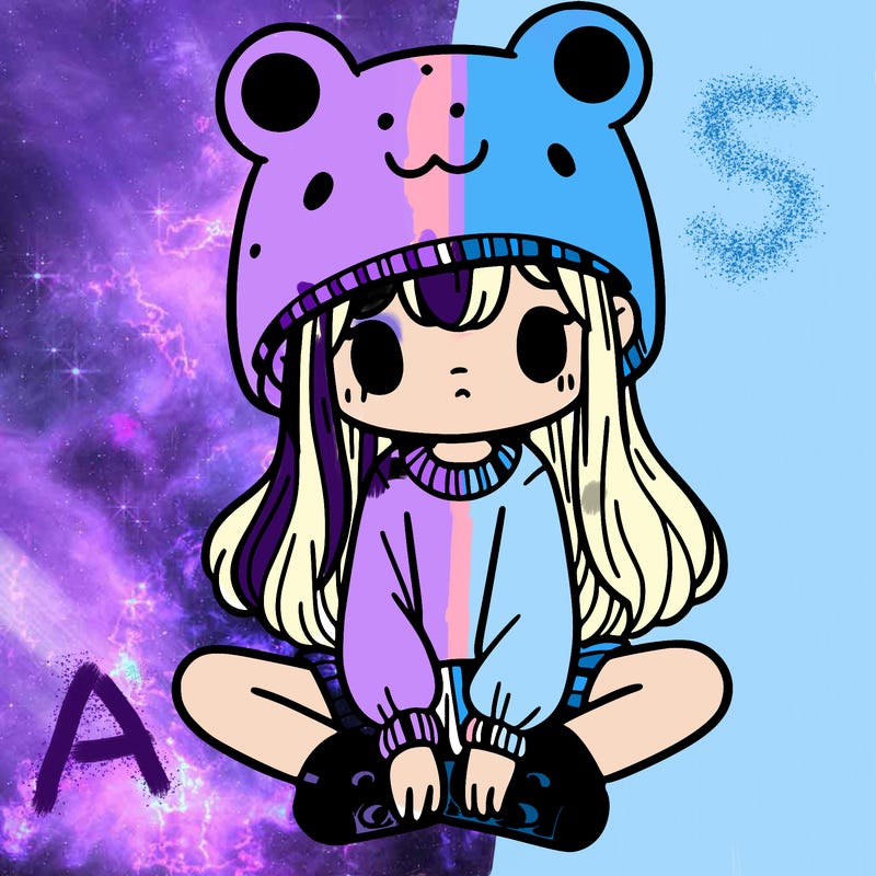 a girl wearing a frog hat and some frog socks