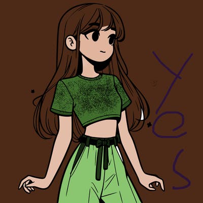 girl in a cute crop top