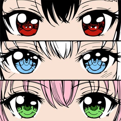 anime eyes