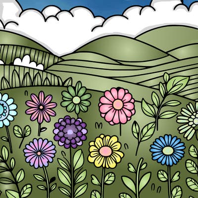 flower field