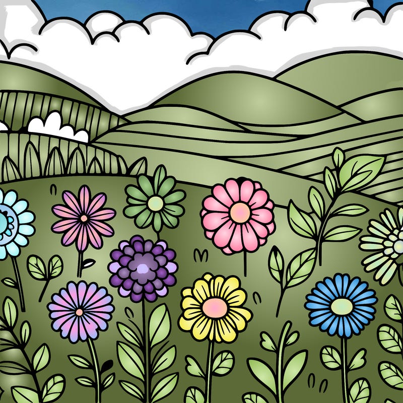 flower field