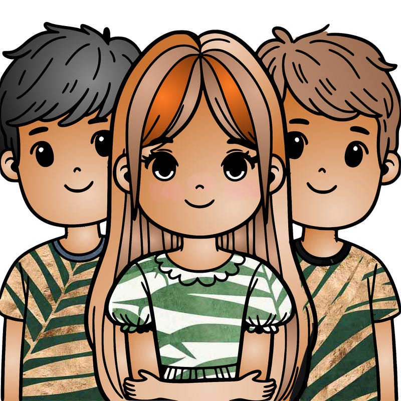 a girl with 3 brothers