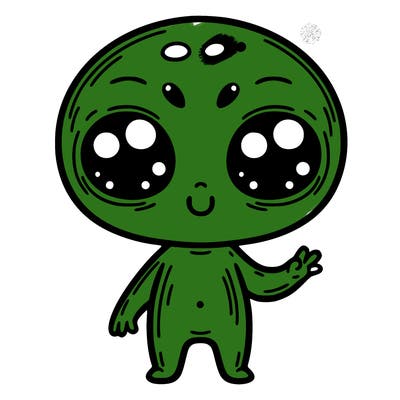 alien cute