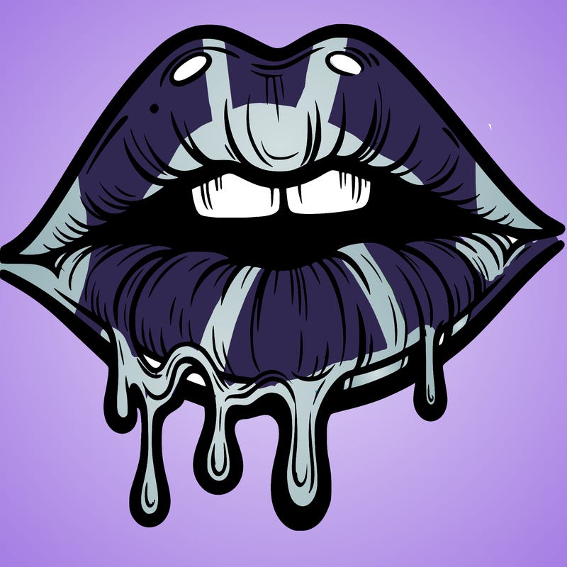 lips that look realistic and drip